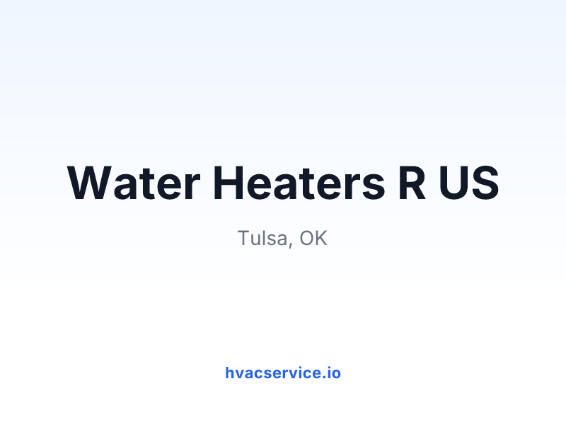 Water Heaters R US