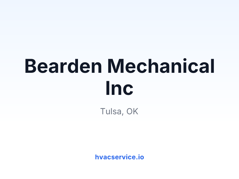 Bearden Mechanical Inc