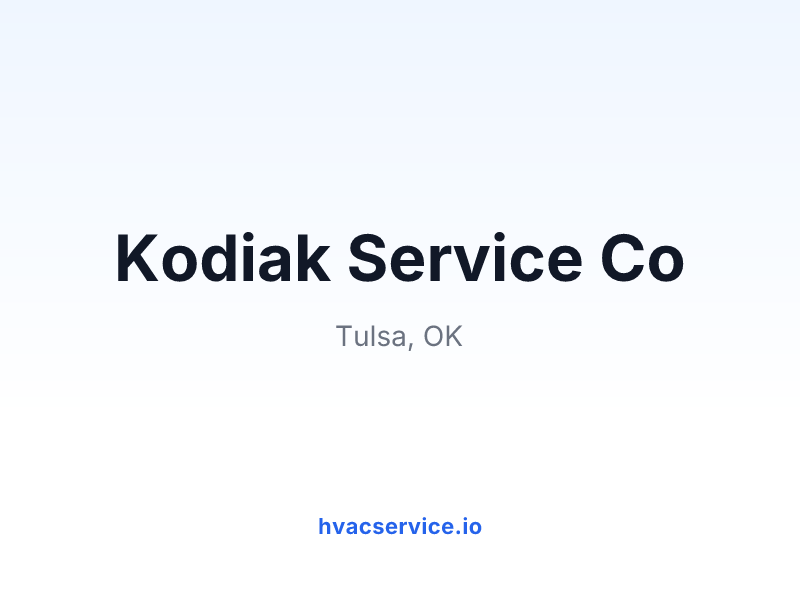 Kodiak Service Co
