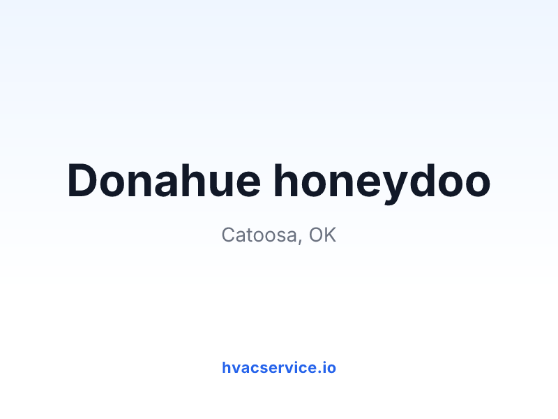 Donahue honeydoo