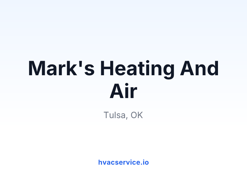 Mark's Heating And Air