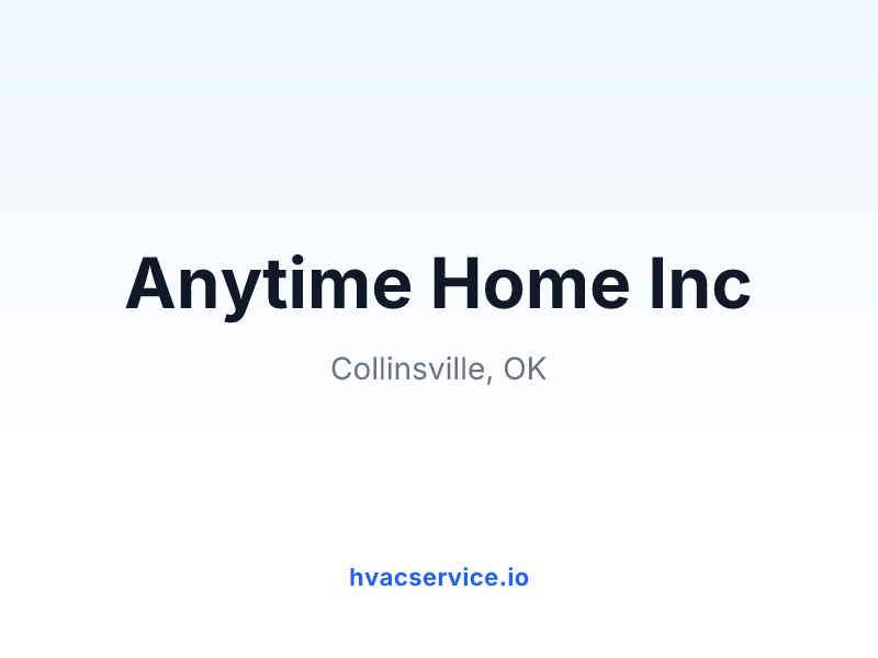 Anytime Home Inc