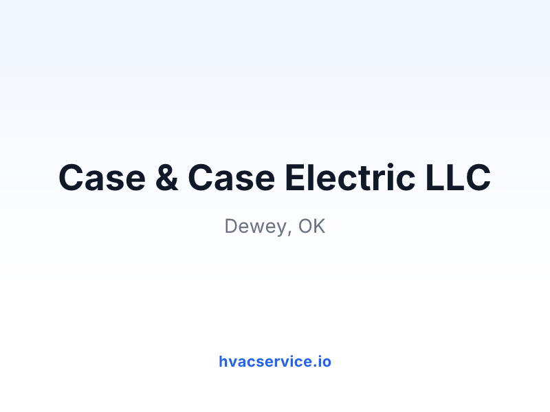 Case & Case Electric LLC