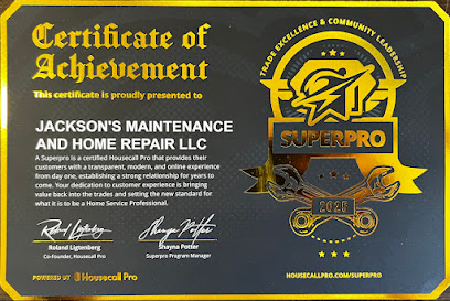 Jackson's Maintenance and Home Repair LLC
