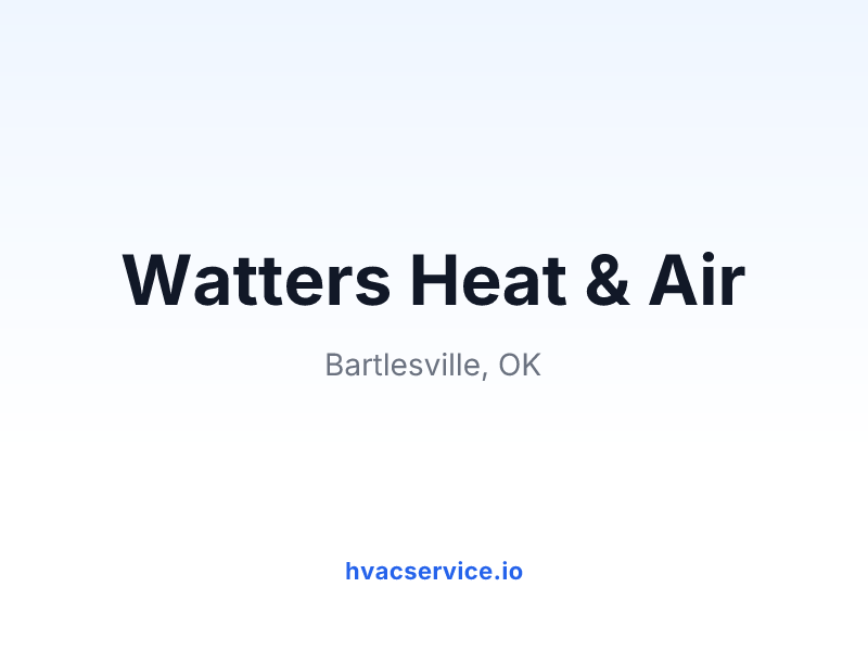 Watters Heat & Air