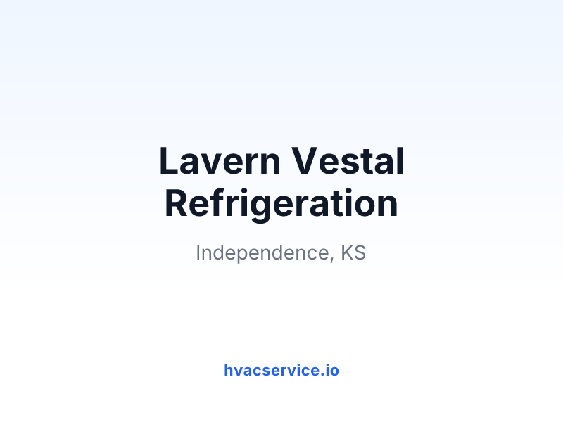 Lavern Vestal Refrigeration