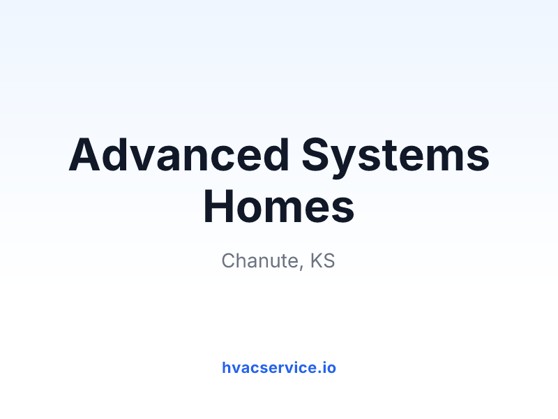 Advanced Systems Homes