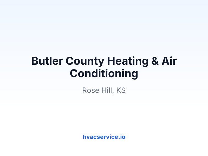 Butler County Heating & Air Conditioning
