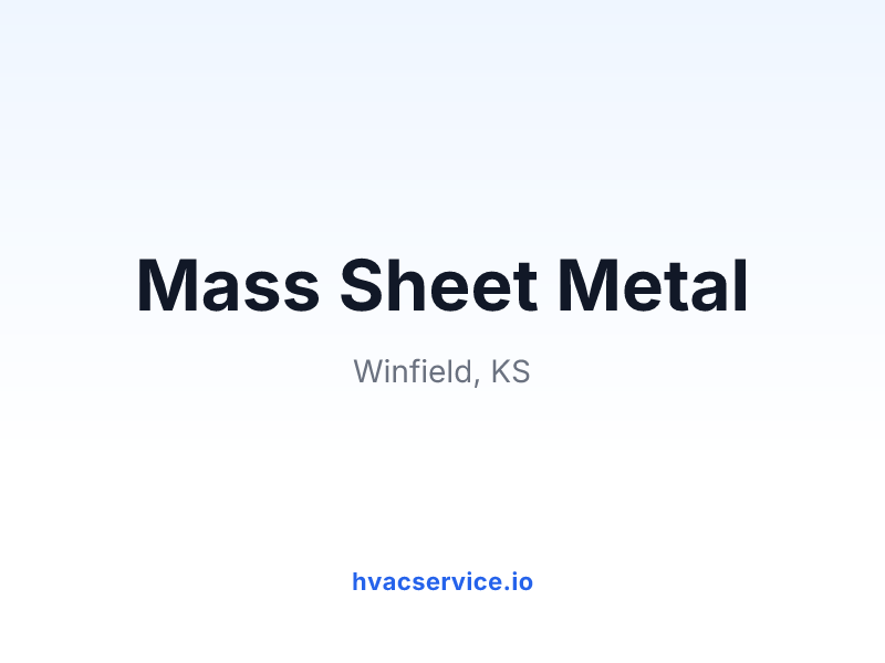 Mass Sheet Metal