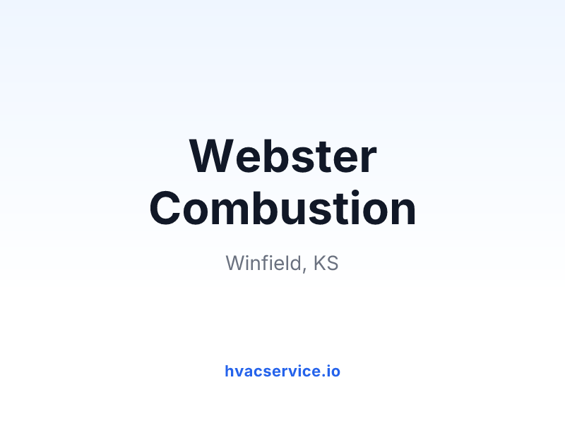 Webster Combustion
