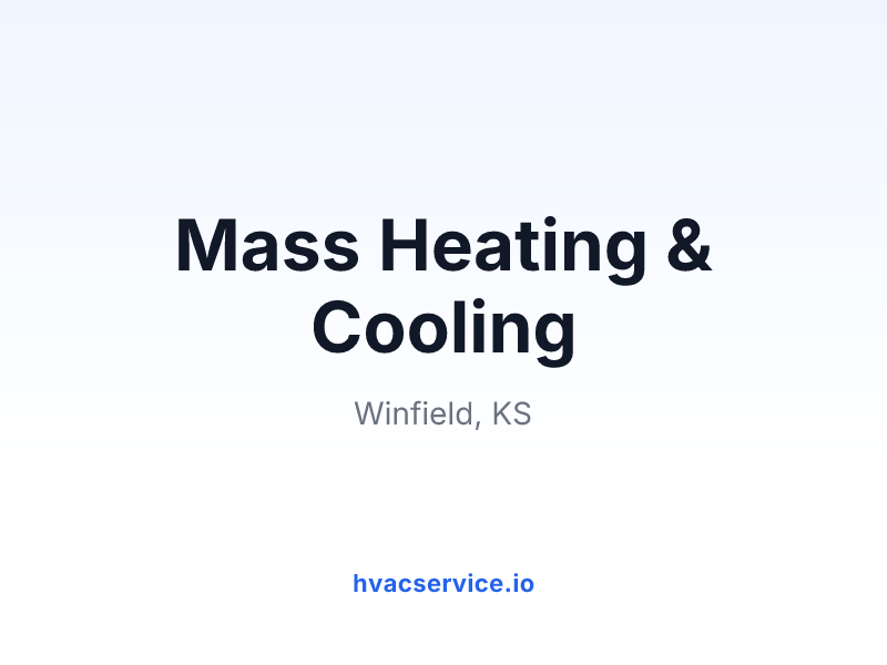 Mass Heating & Cooling