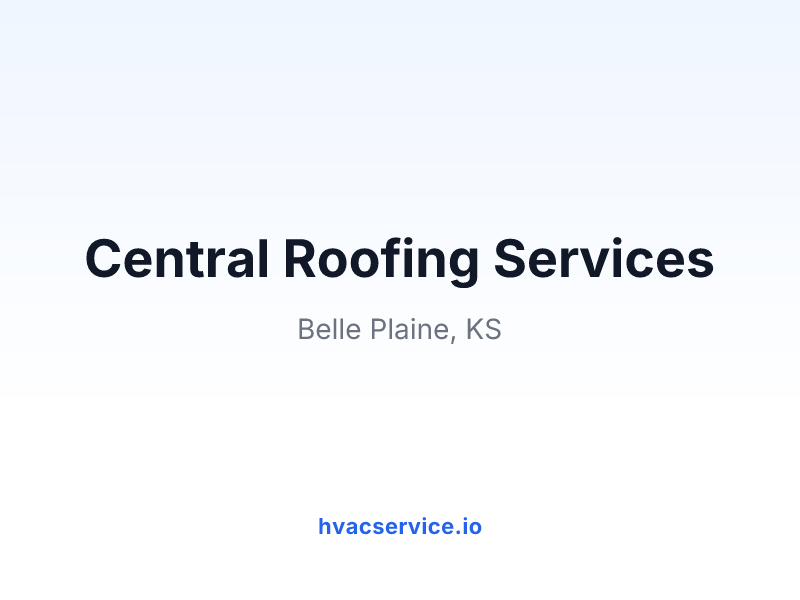 Central Roofing Services