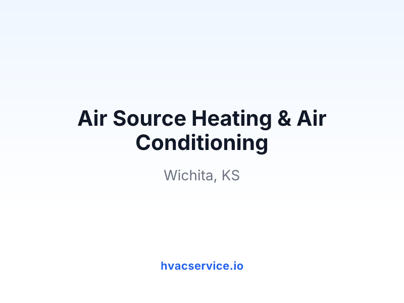 Air Source Heating & Air Conditioning