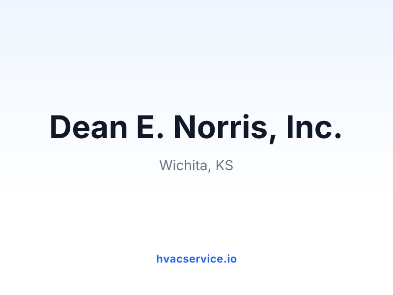 Dean E. Norris, Inc.