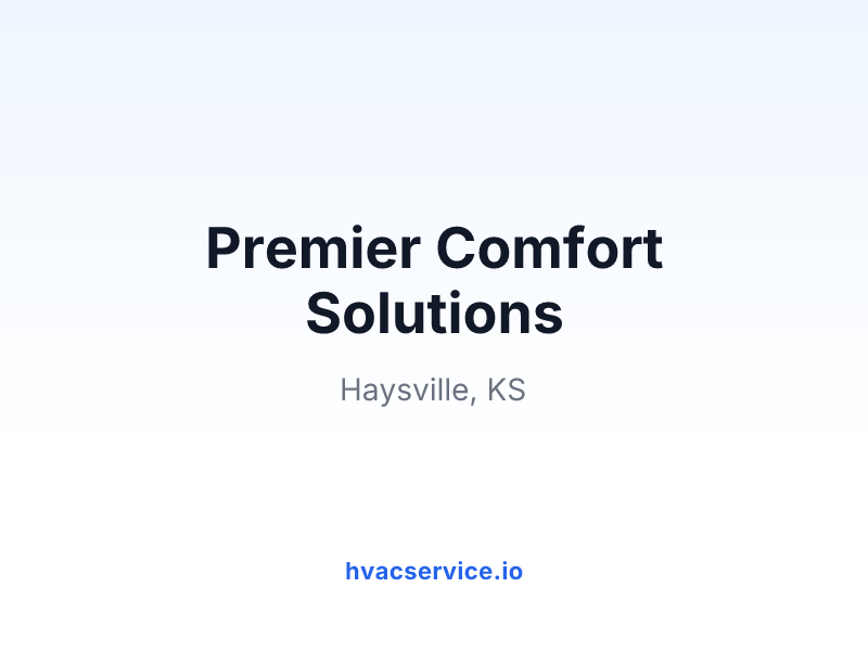 Premier Comfort Solutions