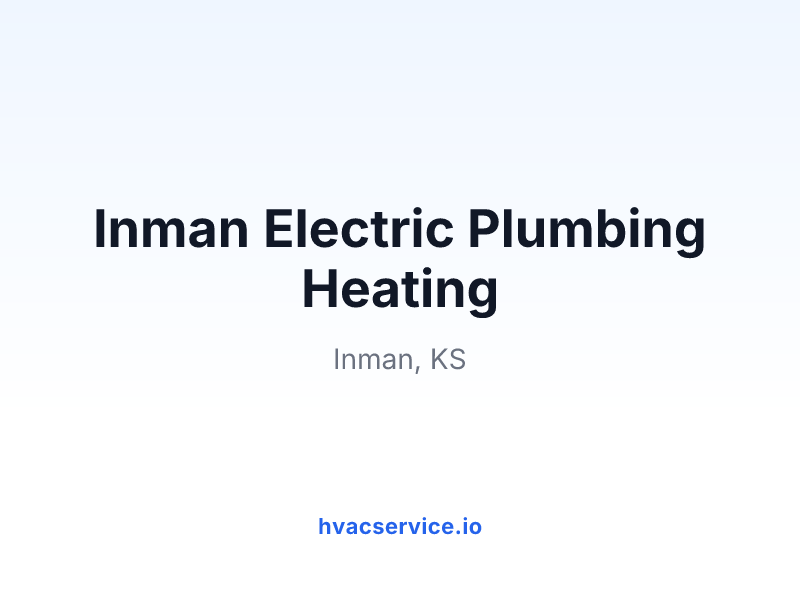Inman Electric Plumbing Heating