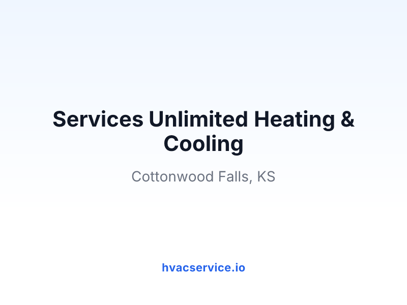 Services Unlimited Heating & Cooling
