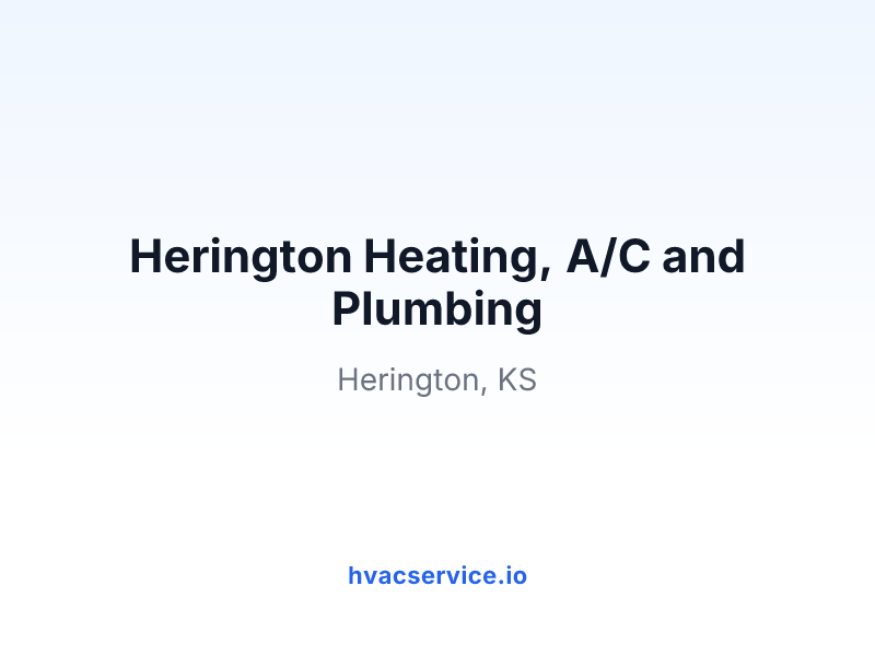 Herington Heating, A/C and Plumbing