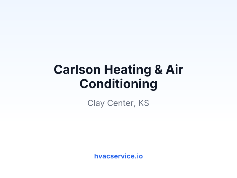 Carlson Heating & Air Conditioning