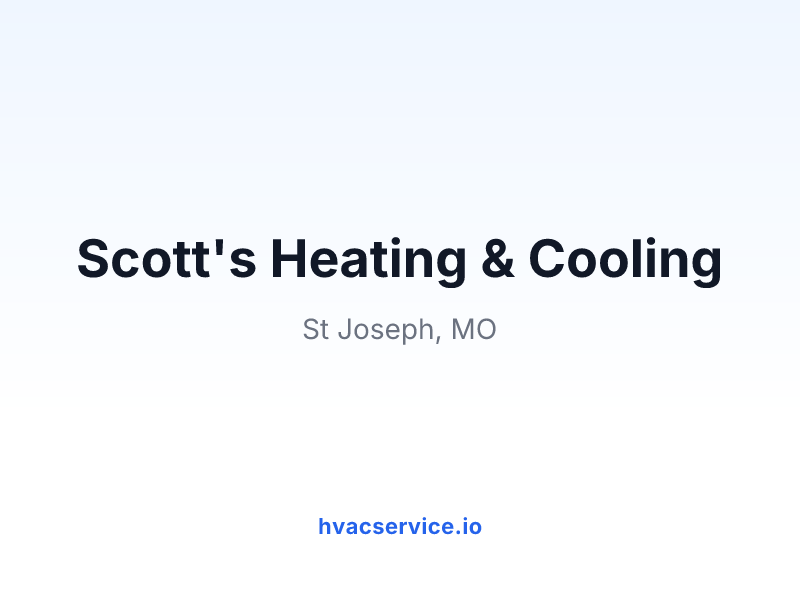 Scott's Heating & Cooling