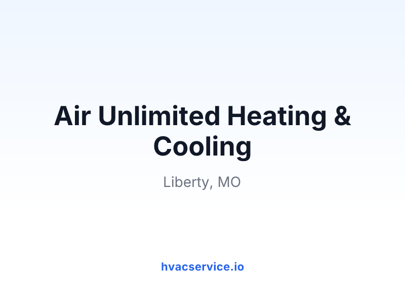 Air Unlimited Heating & Cooling