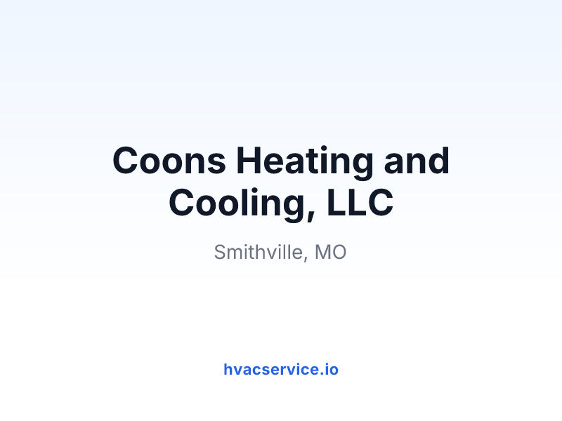 Coons Heating and Cooling, LLC