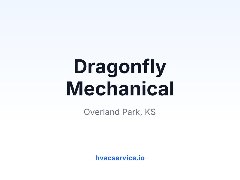 Dragonfly Heating, Cooling & Plumbing