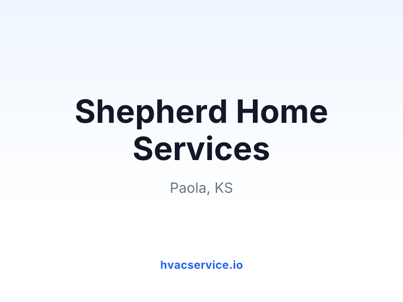 Shepherd Home Services