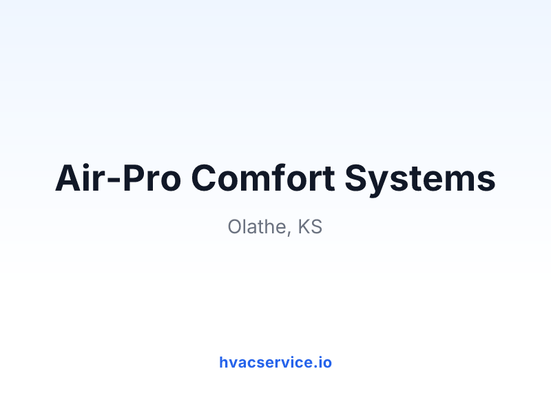 Air-Pro Comfort Systems