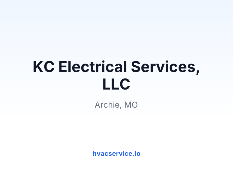 KC Electrical Services, LLC