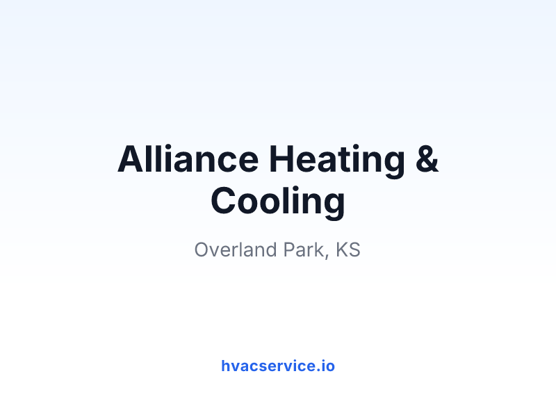 Alliance Heating & Cooling