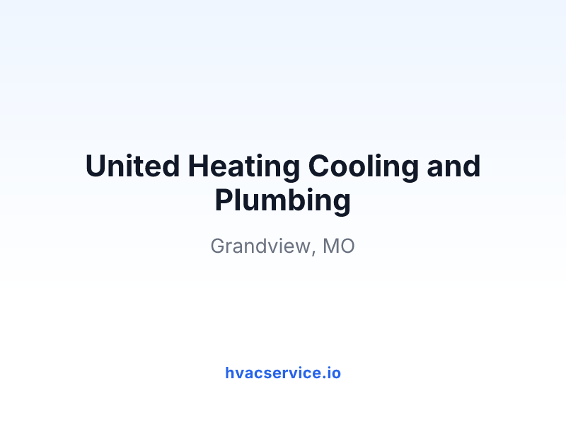 United Heating Cooling and Plumbing