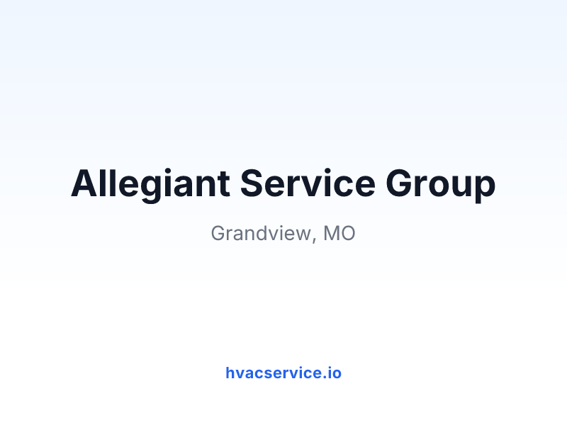 Allegiant Service Group
