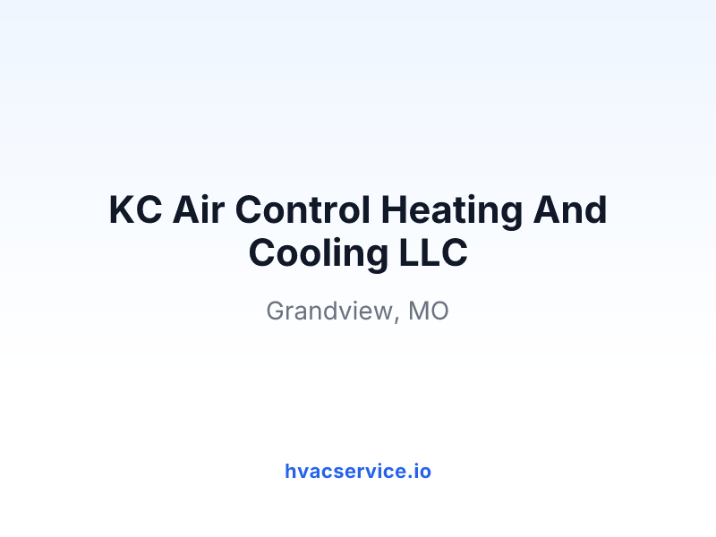KC Air Control Heating And Cooling LLC