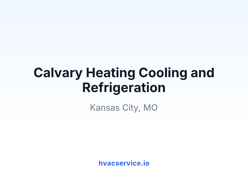 Calvary Heating Cooling and Refrigeration