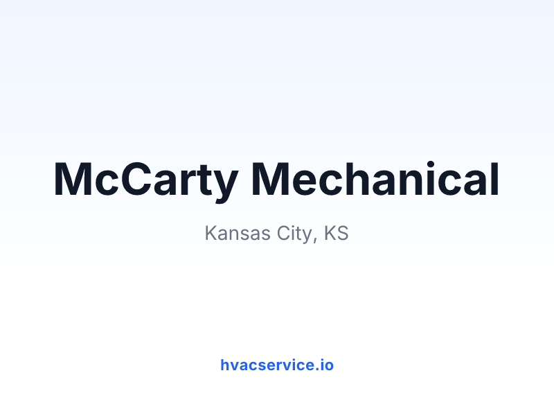 McCarty Mechanical