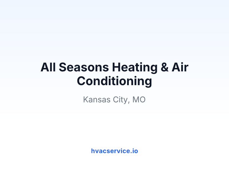 All Seasons Heating & Air Conditioning