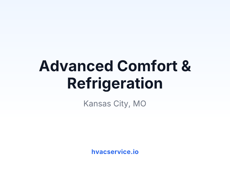 Advanced Comfort & Refrigeration