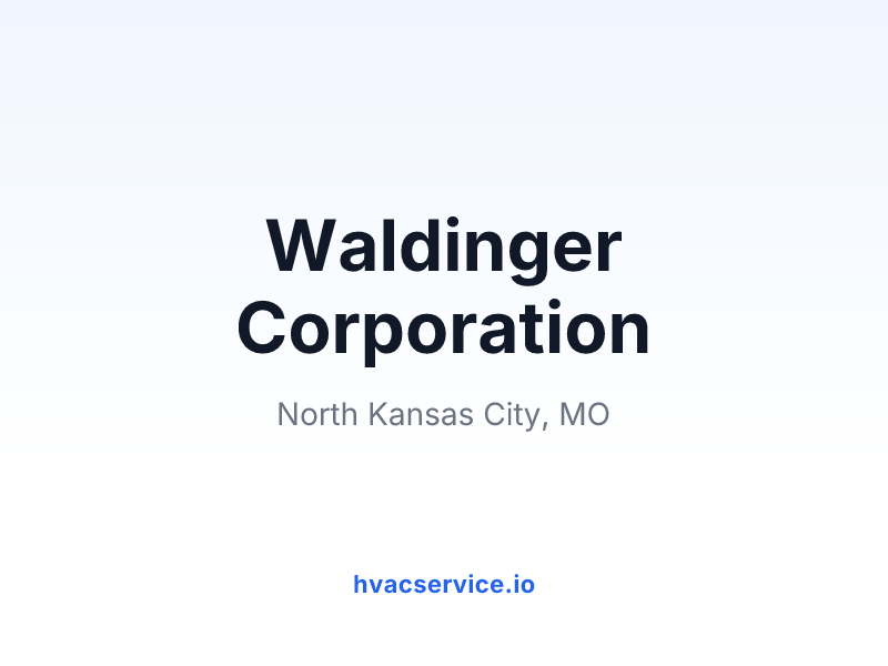 Waldinger Corporation