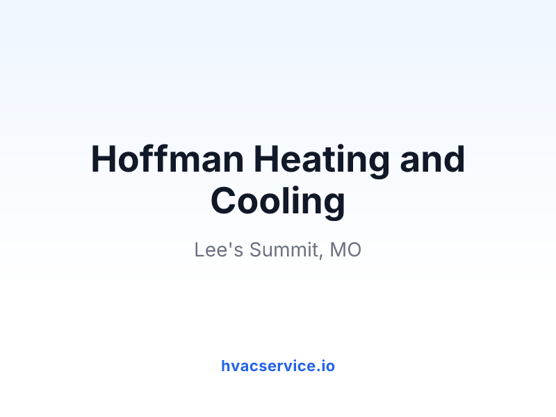 Hoffman Heating and Cooling