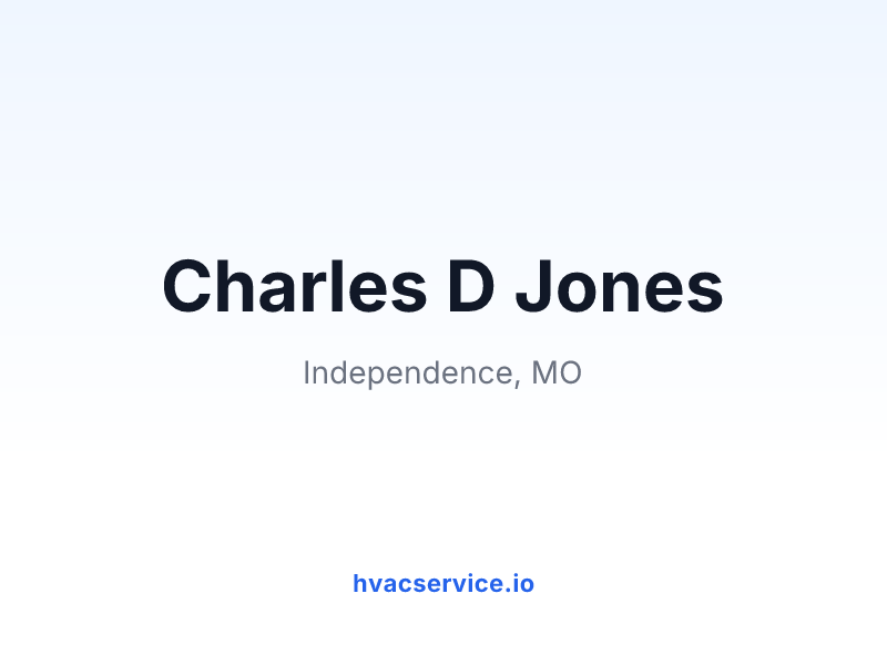 Charles D Jones