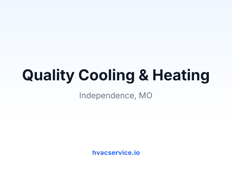 Quality Cooling & Heating