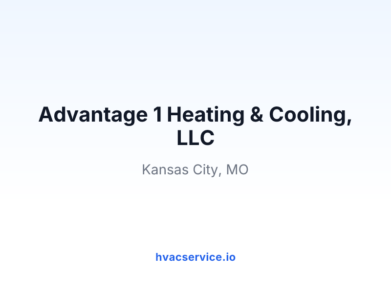 Advantage 1 Heating & Cooling, LLC