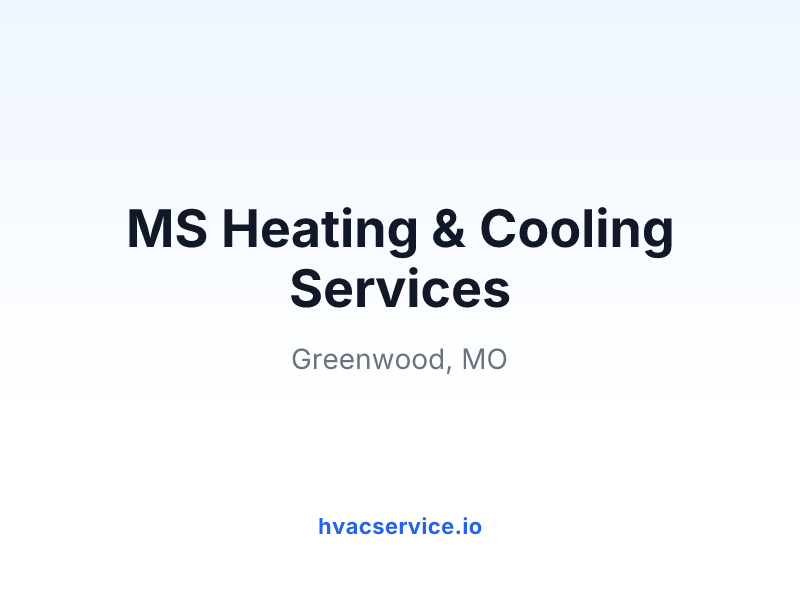 MS Heating & Cooling Services