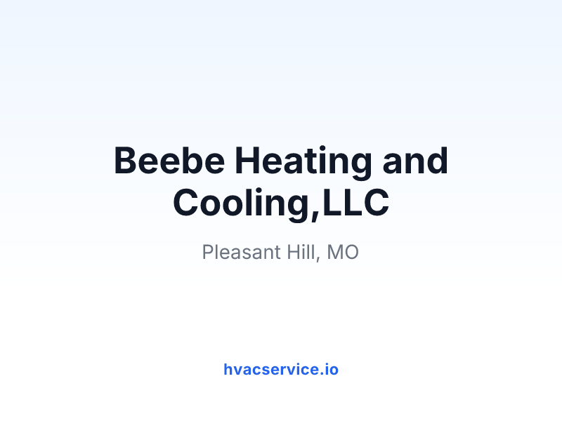 Beebe Heating and Cooling,LLC