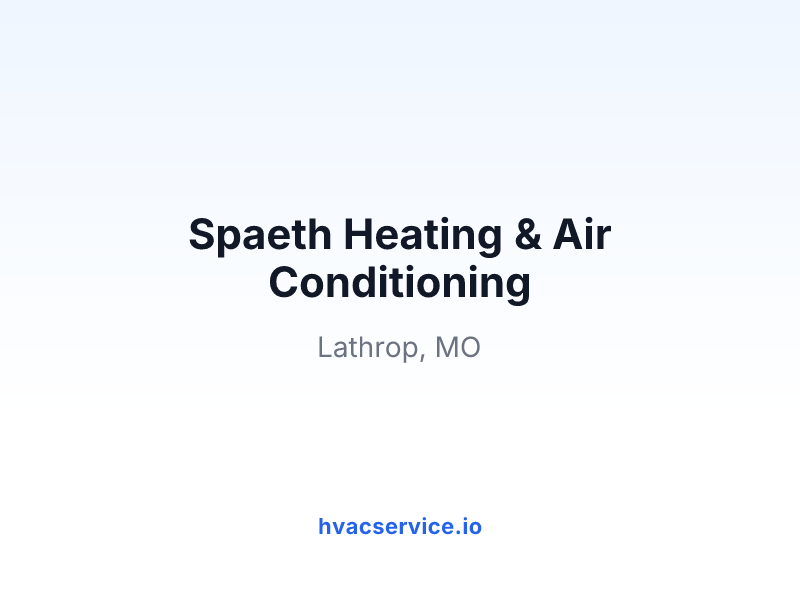 Spaeth Heating & Air Conditioning