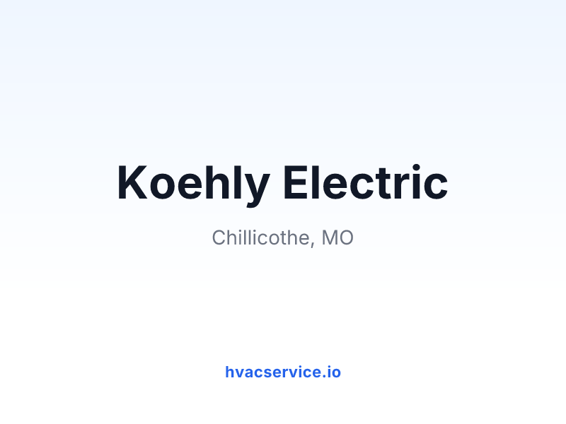 Koehly Electric