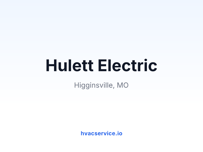 Hulett Electric