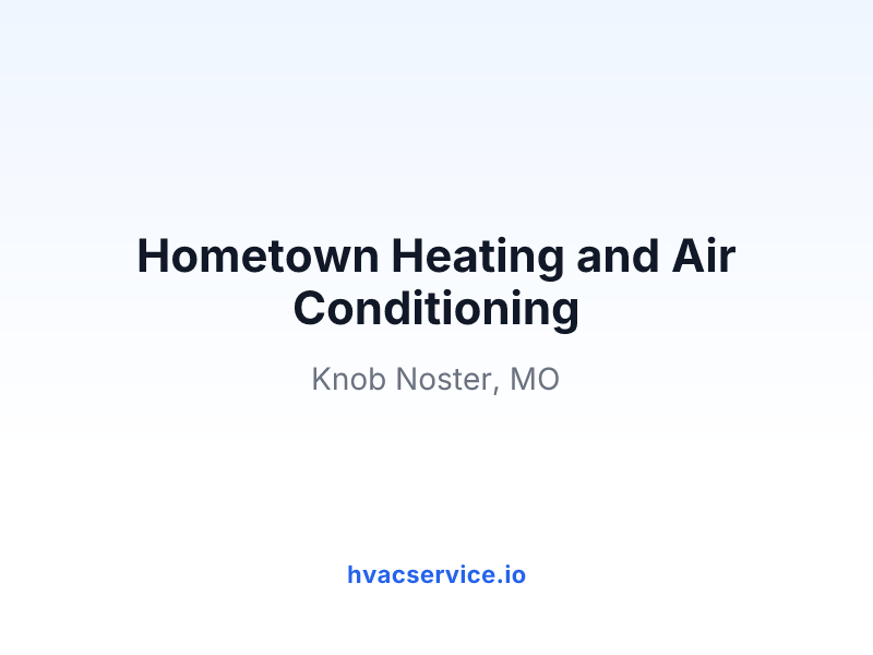 Hometown Heating and Air Conditioning
