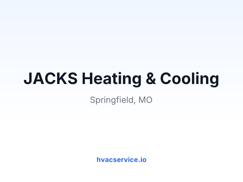 JACKS Heating & Cooling